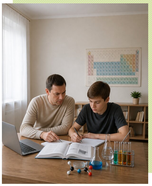 Репетитор по химии 8 класс в Одинцове по цене от 1243 р. | Репетитор-Днц